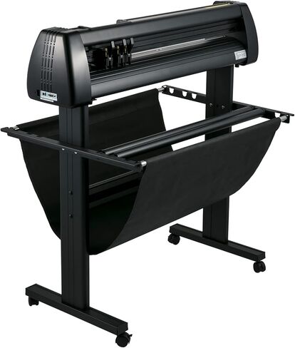 VEVOR Vinyl Cutter Machine, 28inch Vinyl Plotter, LCD Display Plotter Cutter, Adjustable Double-Spring Pinch Rollers Sign Cutting Plotter, Plotter with Signmaster Software for Design and Cut in Saudi Arabia