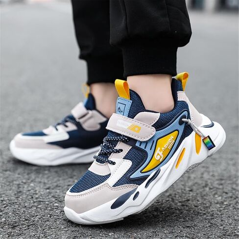 Boys Girls Shoes Lightweight Breathable Running Tennis Athletic Kids Sneakers in Kuwait