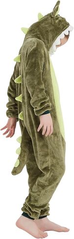 Dinosaur Kids Onesie Halloween Costume One Piece Pajamas Cosplay Animal Suit for Girls and Boys in Kuwait