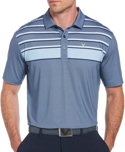 Callaway Golf Performance Polo Men Shirt | Moisture-Wicking Opti-Dri|Breathable Jersey Fabric|Golf Shirt - Peacoat XX-Large in Saudi Arabia