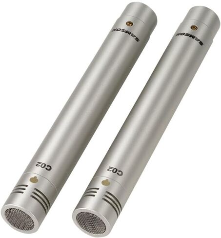 ميكروفونات مكثفة من سامسون، فضي (SAM C02PR) in Kuwait