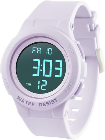 Digital Light Up Watch for Boy and Girl,Kids Watch Ages 7-16,Waterproof 5 ATM, School,Outdoor,Sports Children Watch in Saudi Arabia