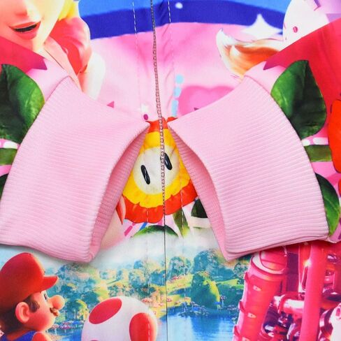 سويت شيرت بغطاء للرأس بأكمام طويلة للفتيات من Princess Peachs للفتيات باللون الوردي in Saudi Arabia