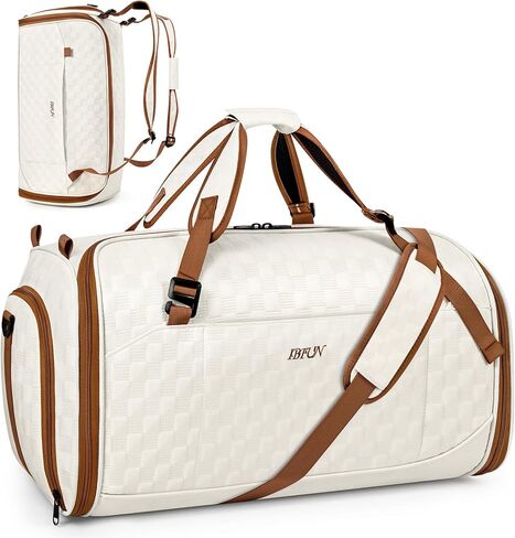 Convertible Garment Bags for Travel - Carry on Garment Duffle Bag with Backpack Straps for Men Women, 4 in 1 Large Travel Duffel Bags with Shoes Compartment Hanging Suit Dress Weekender Bag 3pcs Set in Saudi Arabia