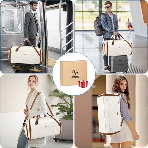 Convertible Garment Bags for Travel - Carry on Garment Duffle Bag with Backpack Straps for Men Women, 4 in 1 Large Travel Duffel Bags with Shoes Compartment Hanging Suit Dress Weekender Bag 3pcs Set in Saudi Arabia