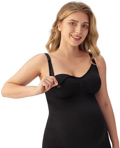 Angelhood الأمومة التمريض تانك القمم للرضاعة الطبيعية، المرأة التمريض الأمومة كامي بنيت في حمالة الصدر النوم in Kuwait