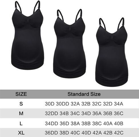 Angelhood الأمومة التمريض تانك القمم للرضاعة الطبيعية، المرأة التمريض الأمومة كامي بنيت في حمالة الصدر النوم in Kuwait