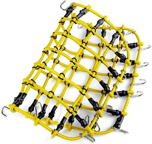 RC Elastic Luggage Net with Hooks for SCX6 Upgrade 1/6 RC Crawler Car Axial AXI05000 JLU Wrangler(Black) in Saudi Arabia