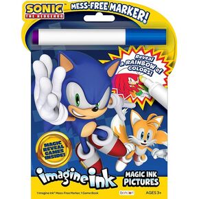Bendon Sonic the Hedgehog Coloring and Activity Book with Imagine Ink