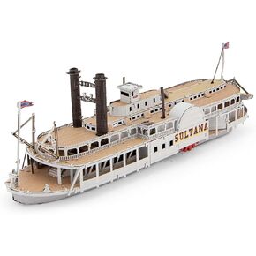 Metal Earth Sultana Steamboat 3D Metal Model Kit Fascinations