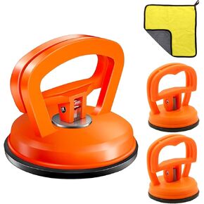 Dent Puller, Car Dent Puller Kit, 3 Pack Car Dent Puller Handle Lifter, Dent Remover Tool for Car Dent Repair, Suction Cup Dent Puller and No Paint Dent Repair Kit for Car Body Dent. (3Pcs Green)