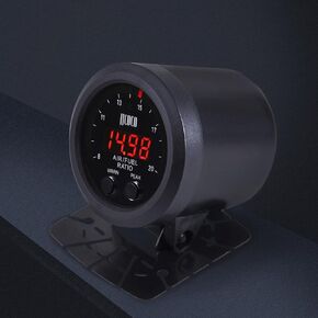 Universal Digital Wideband Air/Fuel Ratio AFR Gauge - 2-1/16"(52mm) - Wideband UEGO AFR O2 Oxygen Sensor Controller Gauge
