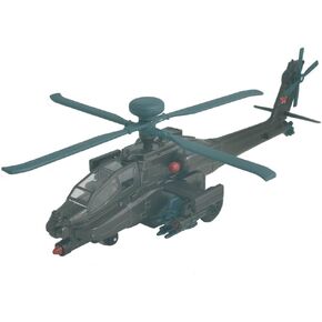 Ailejia Military Helicopter for Boys, Army Plane Airplane Diecast AH-64 Military Attack Helicopter Model for Military Collectors (Helicopter)