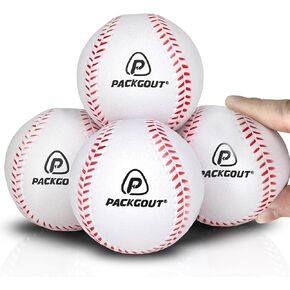 Soft Baseballs Foam Baseballs for Kids Teenager Players Training Balls, Squishy Practice Baseballs for Hitting or Replacement Balls Soft Tballs