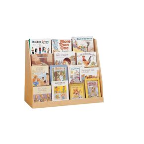 Childcraft Book Display with Dry Erase Back Panel, 4 Shelves, 36 x 11-3/4 x 29 Inches