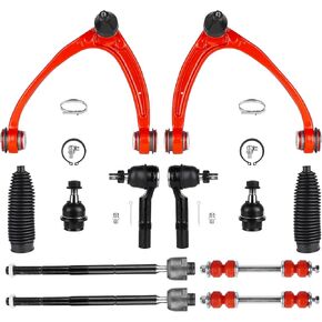 12PCS Front Upper Control Arm Suspension Kit w/Polyurethane Bushings Fit for Chevrolet Avalanche Silverado 1500 Suburban 1500 07-13, Sierra 1500 Yukon/Yukon Xl 1500 07-13, Excludes Off-Road Models