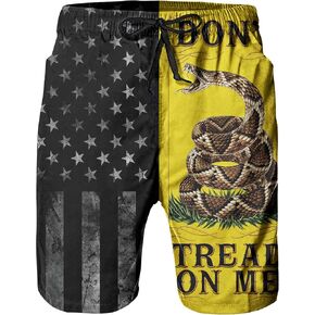 Mens Swim Trunks Quick Dry Board Shorts with Mesh Lining, Breathable Surf Beach Shorts Swimwear Bathing Suits