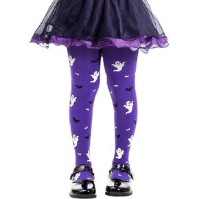 مانزي الفتيات هالوين الجوارب طفل ساحرة شبح Spiderweb منقوشة جوارب الاطفال القدمين عالية الخصر جوارب طويلة in Kuwait