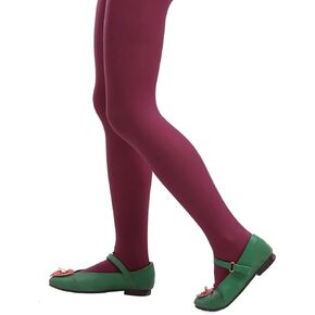 Zando Toddler Girls Tights Ultra Soft Footed Tights for Girls Colorful Stockings for Kid Leggings Dance School Uniform Tights