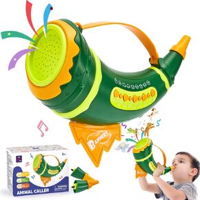 hahaland Animal Caller Toys with 30 Realistic Forest & Farm Animal Sounds Toys Toddlers 3-5, Loud Toys Annoying Kids Easter Gifts, Backyard Outdoor Fun Hunting Toys Kids Nature Exploration Ages 3-8