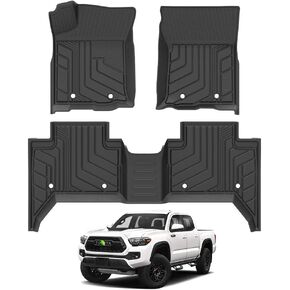 KUST Truck Bed Mat for Toyota Tacoma 2024 2025, 5FT Bed Liner All Weather Protection, Tacoma Accessories TPE Truck Mat Heavy Duty Non-Slip