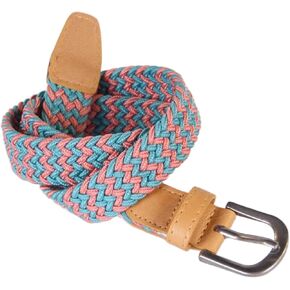 Kids Stretch Cord Braided Belt - Childrens Age (4-7 Y) (8-14Y)