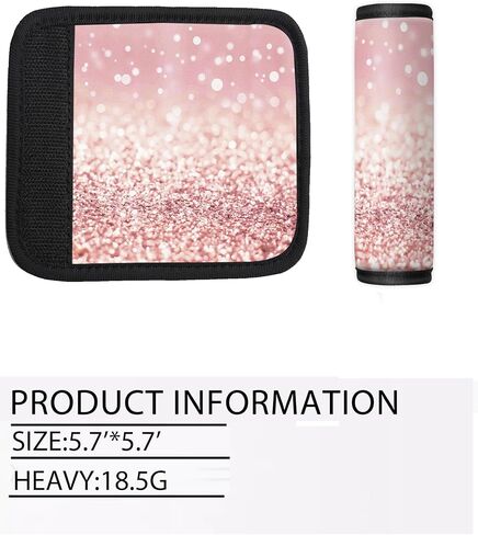 2 Pack Luggage Handle Wrap Travel Tags - Set of Luggage Tags for Suitcases, Identifiers, Marker, and Handle Covers - Cruise Accessories and Travel Gifts（Pink in Saudi Arabia