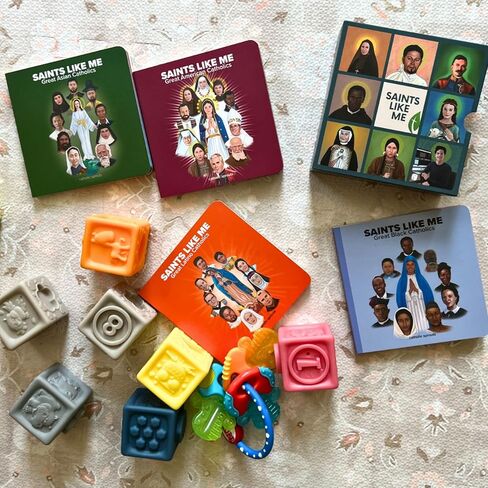 مجموعة كتب لوحة القديسين مثلي - هدية المعمودية، القديسين الكاثوليك، هدية كاثوليكية للأولاد والبنات in Kuwait