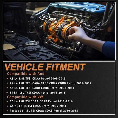 رأس أسطوانة المحرك 06H103373K متوافق مع Audi A3 A4 L4 A5 VW CC Golf Passat L4 1.8L 2008-2016 06H103373J in Kuwait