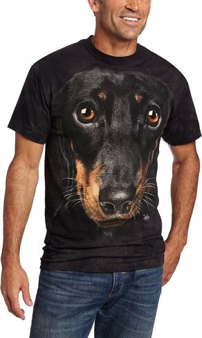 The Mountain Big and Tall Dachshund Face T-Shirt in Saudi Arabia