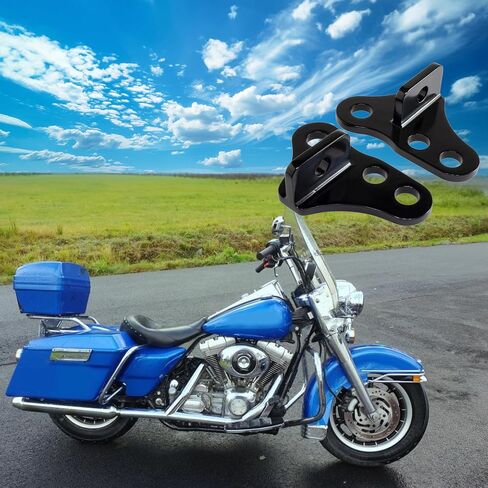 Harley Lowering Kit for Touring 1993-2001 Road King, Street Glide, Road Glide, Electra Glide, Ultra Limited Adjustable Rear 1-2 Inch Drop Shocks in Kuwait