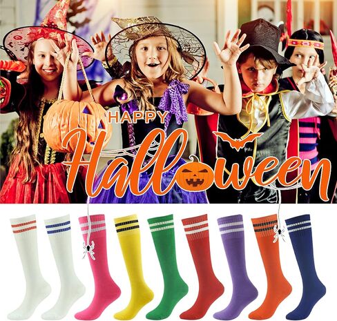Soccer Socks Youth Kids Long Tube Football Baseball Socks Cushioned Team Socks 2/6 Pack in Saudi Arabia