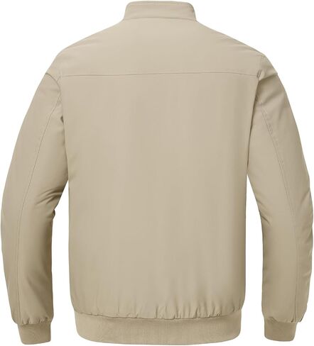 BGOWATU Men's Jacket Insulated Fall Winter jacket Zip Up Windproof Quilted Bomber Jackets Casual Warm Padded Coats in Saudi Arabia