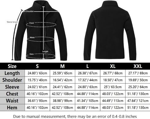 GIMECEN Women's Full Zip Polar Soft Fleece Jacket Warm Winter Coat With Zipper Pockets Long Sleeve Thickened Outerwear in Kuwait