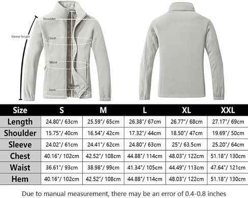 GIMECEN Women's Full Zip Polar Soft Fleece Jacket Warm Winter Coat With Zipper Pockets Long Sleeve Thickened Outerwear in Kuwait