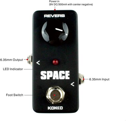 Guitar Mini Effects Pedal Supa Drive - Warm and Clean Overdrive Effect Sound Processor Portable Accessory for Guitar and Bass - FOD5 in Saudi Arabia