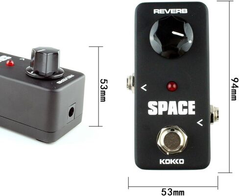 Guitar Mini Effects Pedal Supa Drive - Warm and Clean Overdrive Effect Sound Processor Portable Accessory for Guitar and Bass - FOD5 in Saudi Arabia