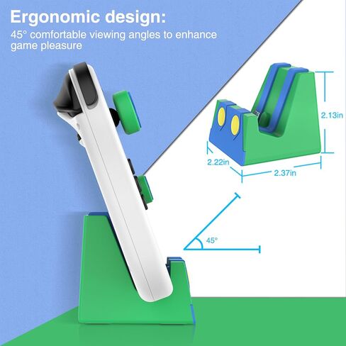 HEIYING Switch Charger Dock for Nintendo Switch 2 / OLED/Lite | Portable Charging Stand with Durable ABS Shell, Ergonomic Viewing Angle, USB-C Port for Charging Different Switch Consoles in Kuwait