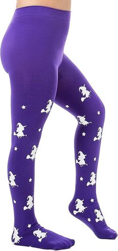 MANZI Girls Halloween Tights Toddler Witch Ghost Spiderweb Patterned Stockings Kids Footed High Waist Pantyhose in Saudi Arabia