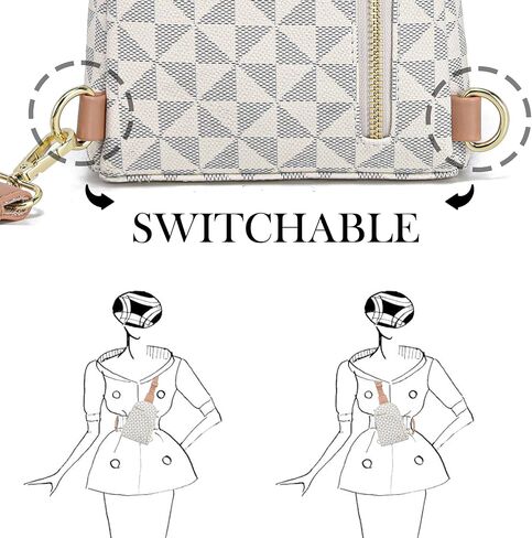 INICAT Anti Theft Small Crossbody Sling Bags RFID Blocking Chest bag for Women in Saudi Arabia