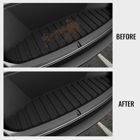 Trunk Bed Mat for Tesla Cybertruck Accessories - with Truck Bed Mat & Lower Storage Mat & Rear Frunk Mat - All Weather Anti-Slip Waterproof Pickup Cargo Liner - Plastics in Saudi Arabia