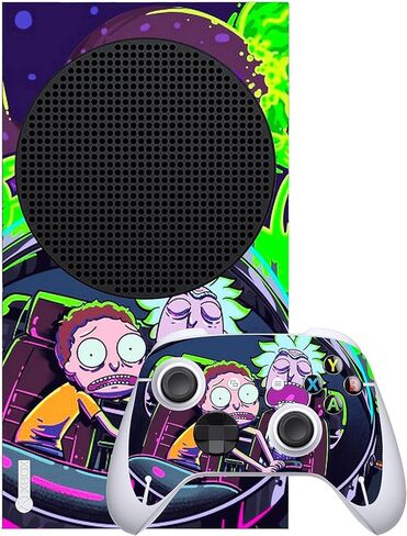 Anime X-Box Series S Protectors Skin Cover, X-Box Series S Console Controller Skins Cover Protectors, Scratch Resistant, Bubble-Free Stickers Protectors Accessories for X-Box Series S in Kuwait