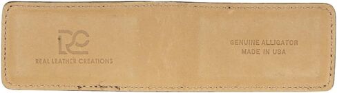 مشبك نقود مغناطيسي من جلد التمساح الأصلي من شركة Real Leather Creations - مباشرة من المصنع الأمريكي - مغناطيس قوي محمي - حامل نقود - صنع في الولايات المتحدة الأمريكية FBA498 in Kuwait