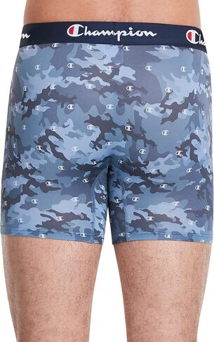 Champion Men's Underwear Boxer Briefs, Total Support Pouch, Cotton Stretch, 3-Pack in Saudi Arabia