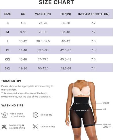 SHAPELLX Shapewear Tummy Control High Waist Shaping Butt Lifting Shorts Cincher Girdle Womens Body Shaper Panties in Saudi Arabia