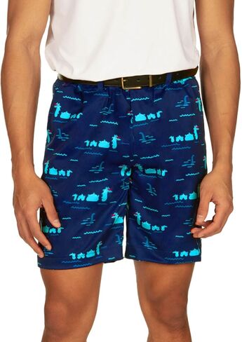 Tipsy Elves Classic-Fit Golf Shorts for Men - Colorful Men’s Athletic Short Pants - Ultra Soft Feel with 4 Way Stretch in Kuwait