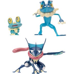 Pokemon Select Evolution Pack - Features 2-Inch Froakie, 3-Inch Frogadier and 4.5-Inch Greninja Battle Figures