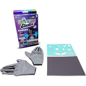LetsGlow Studio Gloves Accessory Pack - for LetsGlow Studio DIY Arts and Crafts Influencer Video Creator Kit - (LetsGlow Studio Sold Separately)