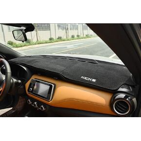 Dashboard Dash Protector Dash Mat Sun Cover Pad Compatible for Nissan Kicks 2018 2019 2020 2021 2022 2023