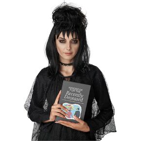 California Costumes, Beetle Girl Adult Halloween Wig Black